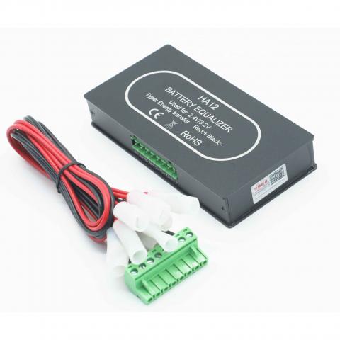 Battery Balance Charging Board Battery Balancer Equalizer HA12 Can Show  Voltage Via Mobile Phone For 4x(2V-5V) Or 4x(6V-12V) Solar Battery Pack